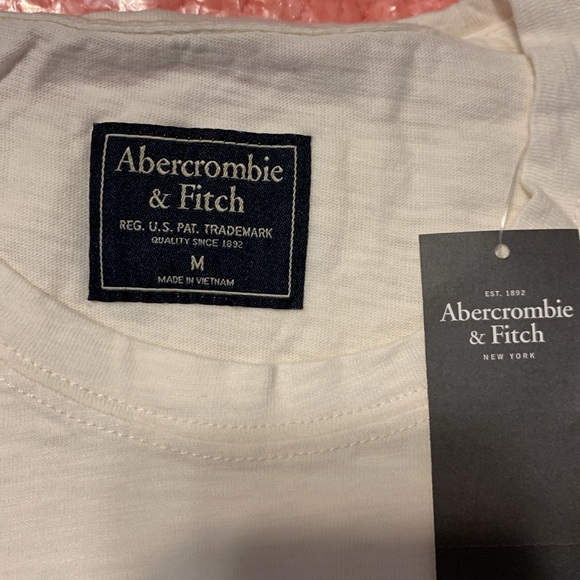 Vintage Abercrombie & Fitch Embroidered Logo Tee - Picture 2 of 13